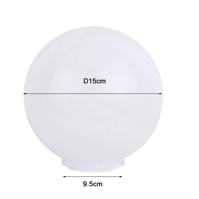Weiße und klare Acryl-Rundkugel-Lampe für die Beleuchtung im Außenbereich des Gartens