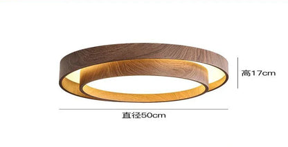 DecorBites™ Japanese Walnut Bedroom Ceiling Light - Premium Quality Study Room Light