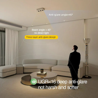 Lámpara de techo LED de superficie DecorBites™ de 36 W para vestíbulo o sala de estar