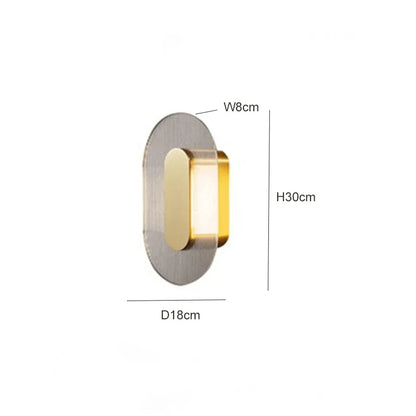 DecorBites™ Elegant Glass Wall Lamp for Bedroom, Living Room - Retro Designer Luxury Lighting