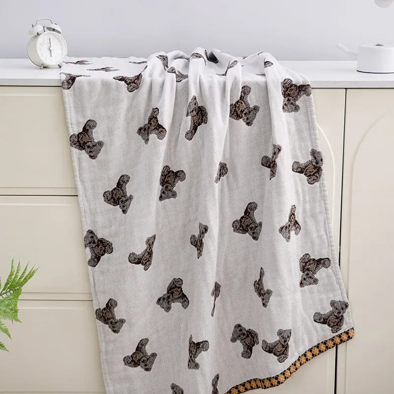 Decorbites™ Toalla de Baño para Adultos con Dibujos Kawaii - Gasas de Algodón Suave, Absorbente y de Secado Rápido - Grande 80x160cm para Playa