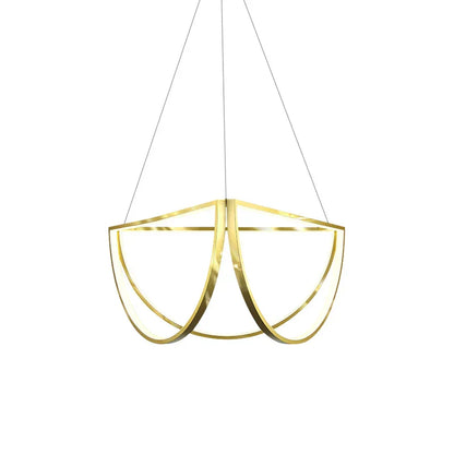 DecorBites™ Gold Chandelier LED Indoor Lighting for Living Room & Bedroom