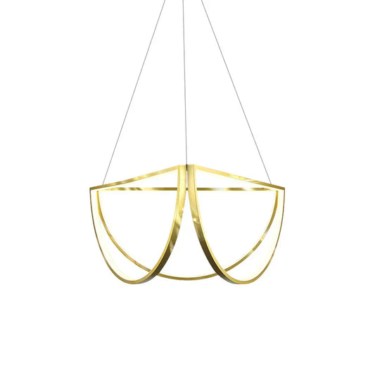 DecorBites™ Gold Chandelier LED Indoor Lighting for Living Room & Bedroom
