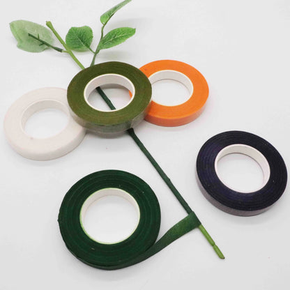 DecorBites™ Green Florist Tapes 12mm*45m Stretchy Corsages Stamen Wrap Buttonhole Artificial Flower
