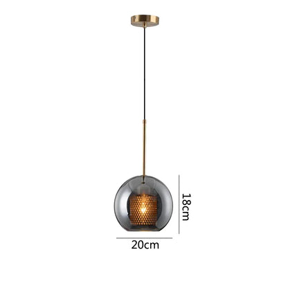DecorBites™ Glass Pendant Lights: Nordic Style Dining Kitchen Bedroom Lighting Fixtures