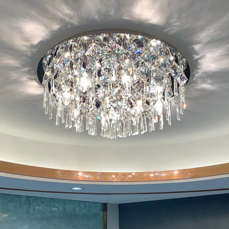 DecorBites™ Crystal Light: Modern Luxury Living Room Bedroom Dining Room Ceiling Light