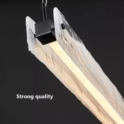 DecorBites™ Cloud Fog Glass Chandelier LED Pendant Light Fixture for Modern Restaurant Bar Counter