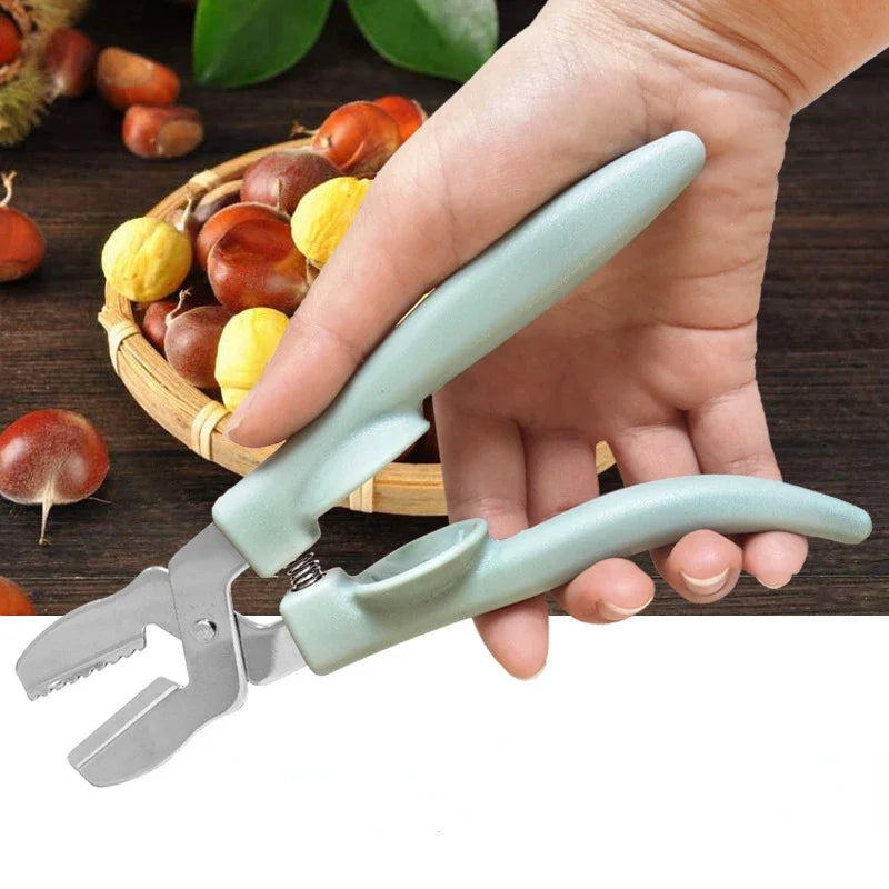 DecorBites™ Chestnut Cracker Scissors Nut Opener Durable Cutter Peeler Tool Pecan