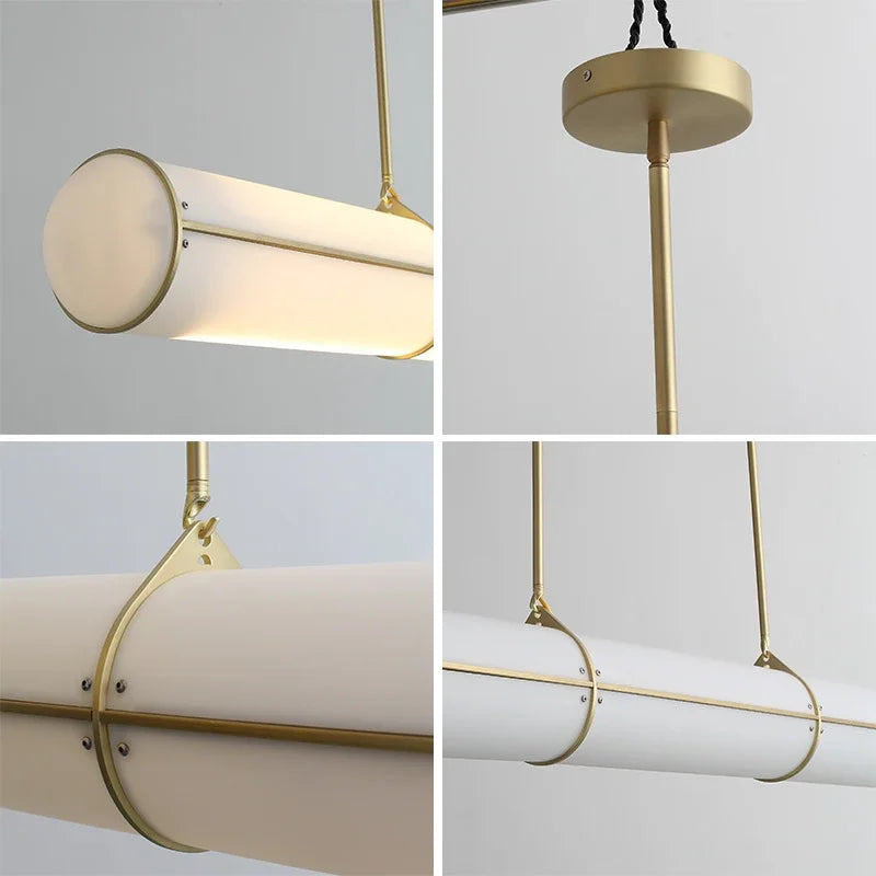 Brushed Gold Pendant Light