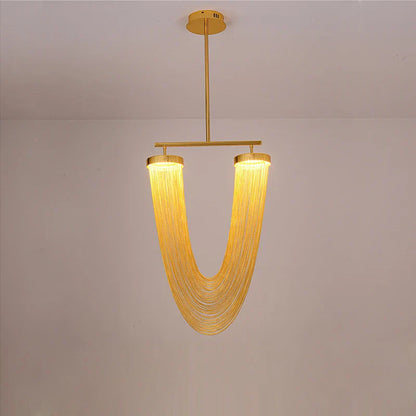 DecorBites™ LED Aluminum Ceiling Chandelier Lighting Hanging Lamps for Foyer