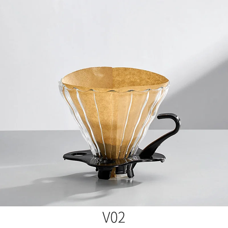 Decorbites™ Cafetera de Vidrio: Tetera Artesanal para Compartir, Taza con Filtro y Tetera