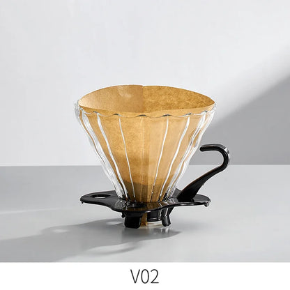 Decorbites™ Cafetera de Vidrio: Tetera Artesanal para Compartir, Taza con Filtro y Tetera