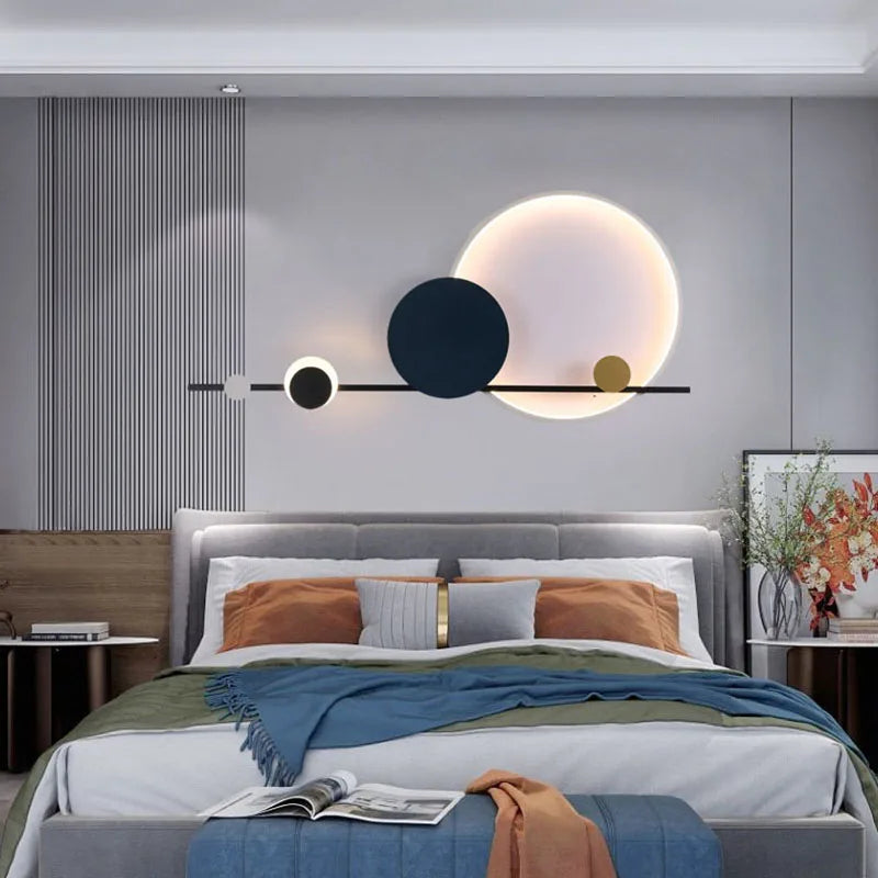 DecorBites™ Art Deco LED Wall Sconce: Modern Lighting for Hotel Restaurant Corridors