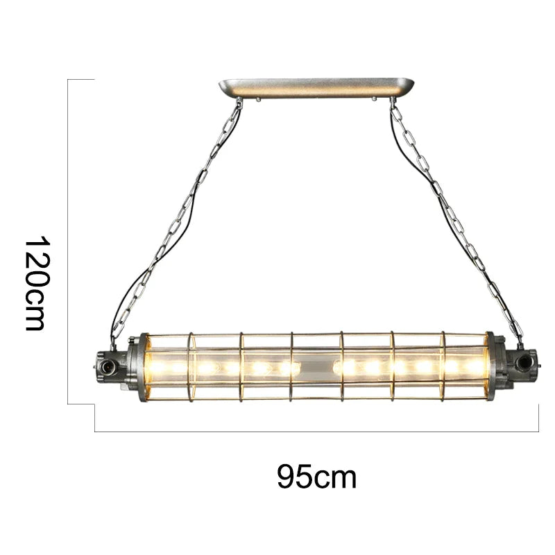 DecorBites™ Industrial Chandelier for Loft Bar Cafe Retro Decor