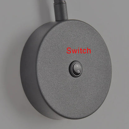 DecorBites™ LED Wall Lamp: Nordic Modern Simplicity Sconce with Adjustable Switch.