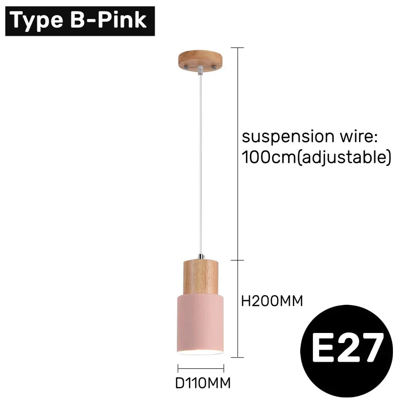 DecorBites™ LED Pendant Lights: Modern Minimalist Hanging Fixture for Bedroom, Kitchen, Dining Room