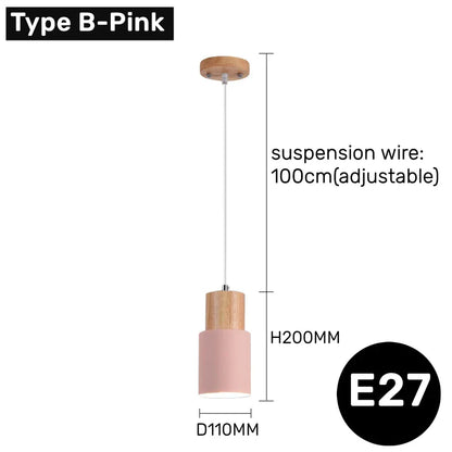 DecorBites™ LED Pendant Lights: Modern Minimalist Hanging Fixture for Bedroom, Kitchen, Dining Room