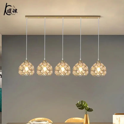 DecorBites™ Crystal Dining Pendant Lamp - Modern Nordic Minimalist Design