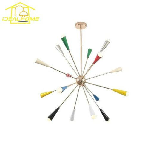 Lámparas de araña moleculares LED coloridas DecorBites™ para espacios de vida artísticos