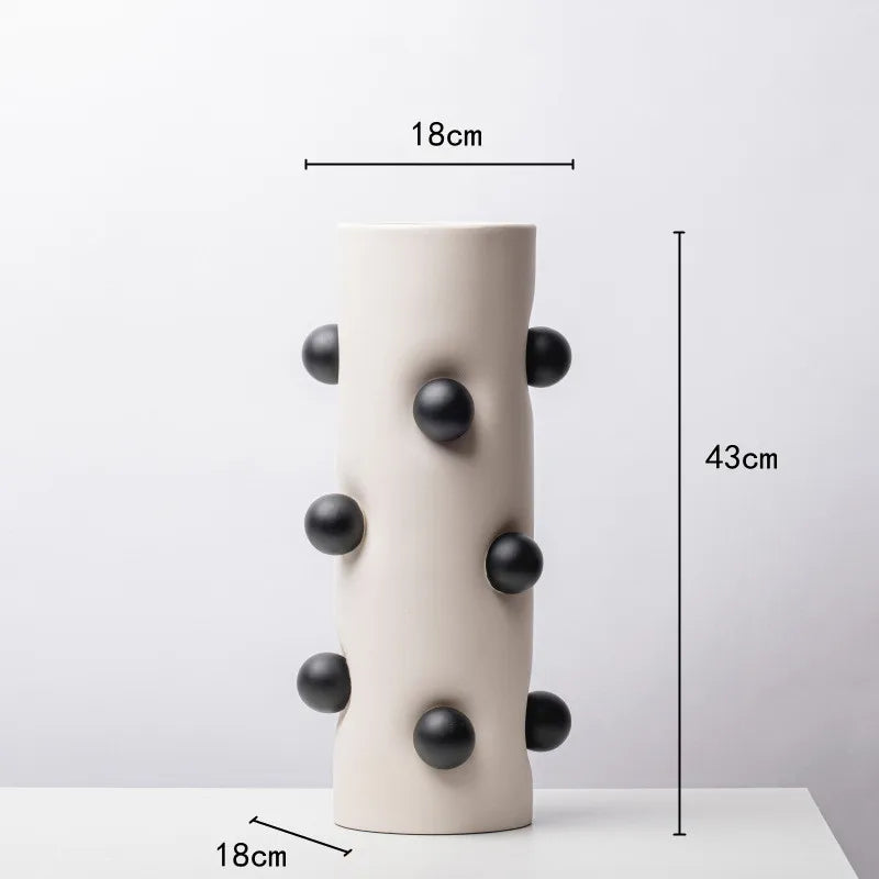 DecorBites™ Geometric Ball Vase: Creative Resin Terrarium Pot for Home Decor or Floral Arrangements