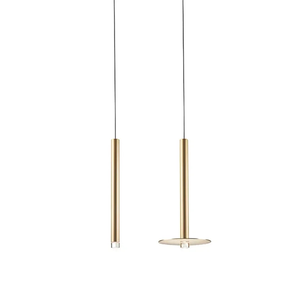 DecorBites™ Gold Tube LED Pendant Lights for Kitchen Dining Office Home Decor