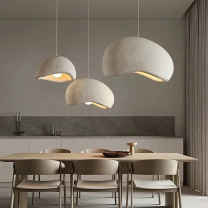 Handmade Wabi Sabi Resin Pendant Light