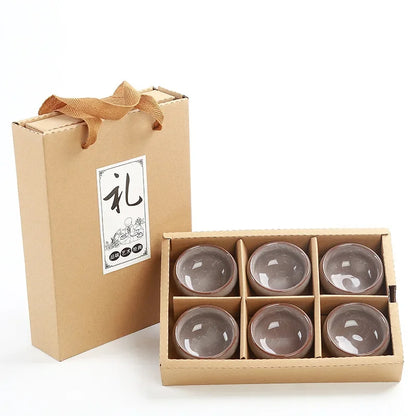 DecorBites™ Ice Cracking Ceramic Tea Espresso Coffee Cups Set