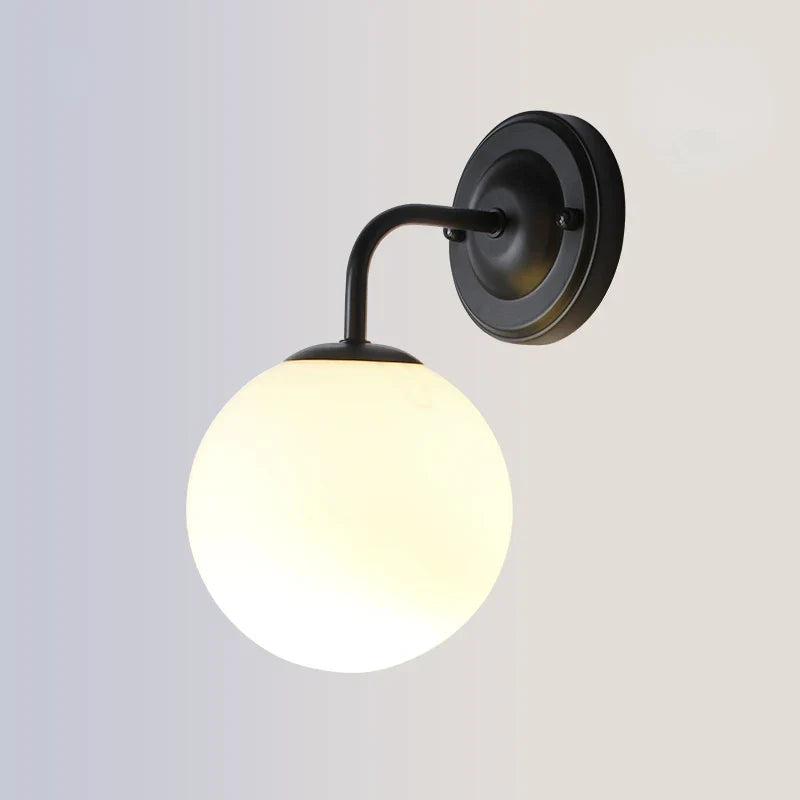 DecorBites™ Brozen Black LED Glass Ball Wall Lights for Living Room Bedroom_BU