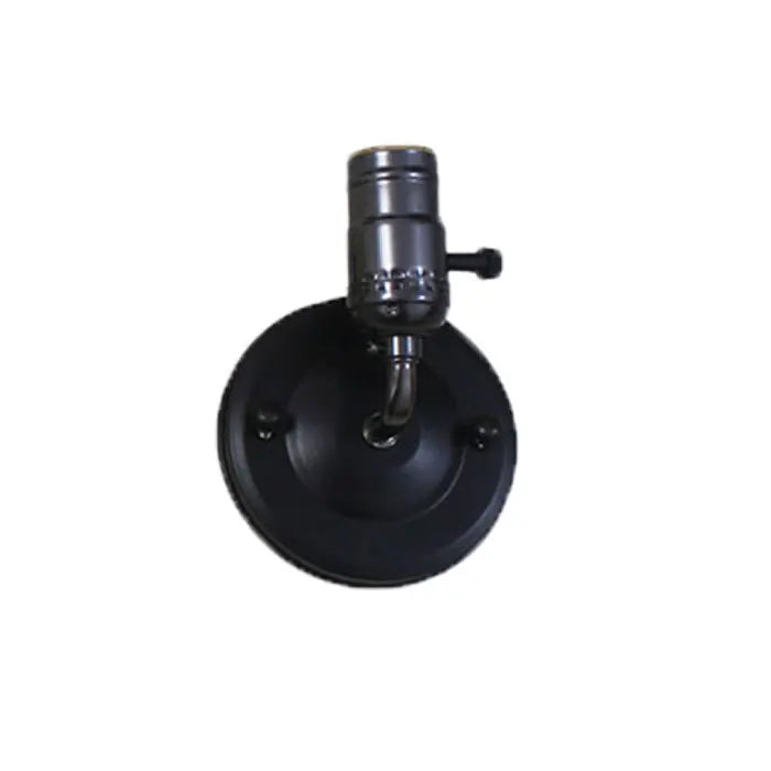 Lámpara de pared de cuello de ganso Black Bronze™ con interruptor - Diseño industrial vintage de granja
