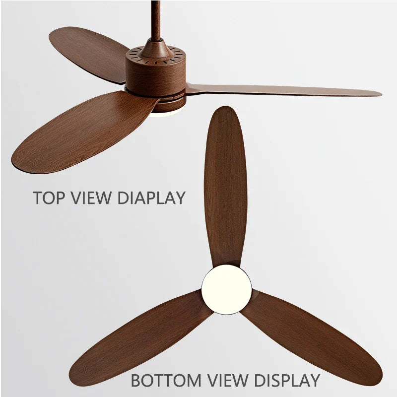 DecorBites™ 52" Modern DC Ceiling Fan with Remote Control for Home and Restaurant