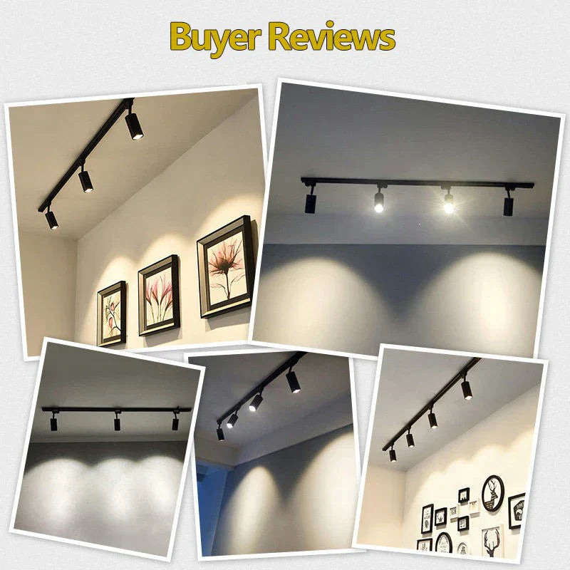 DecorBites™ COB Chandelier Track Ceiling LED Spotlights for Living Room, Store Rail Lighting
