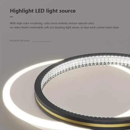 DecorBites™ Crystal LED Ceiling Lights for Elegant Home Entrance with Minimalist Design