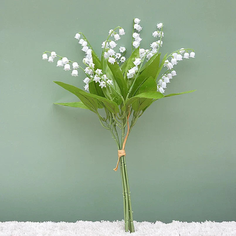 DecorBites™ Bellflower Artificial Flowers Handmade Home Wedding Decoration Bouquet