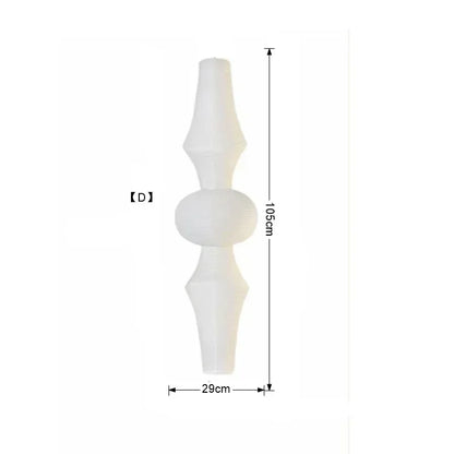 DecorBites™ Japanese Wabi Sabi Pendant Light LED E27 Noguchi Akari Rice Paper Ceiling Hanging