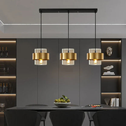 Lámparas colgantes doradas DecorBites™ para pasillo, restaurante o dormitorio - Estilo nórdico posmoderno minimalista