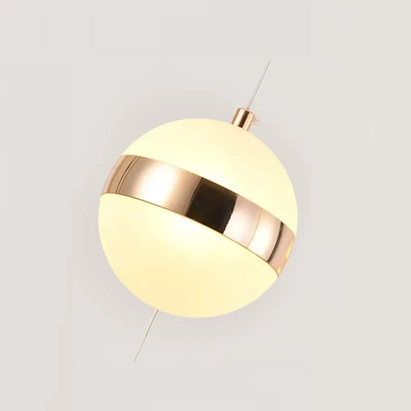 Decorbites™ Candelabro de Acrílico Dorado - Iluminación LED Moderna para Escaleras