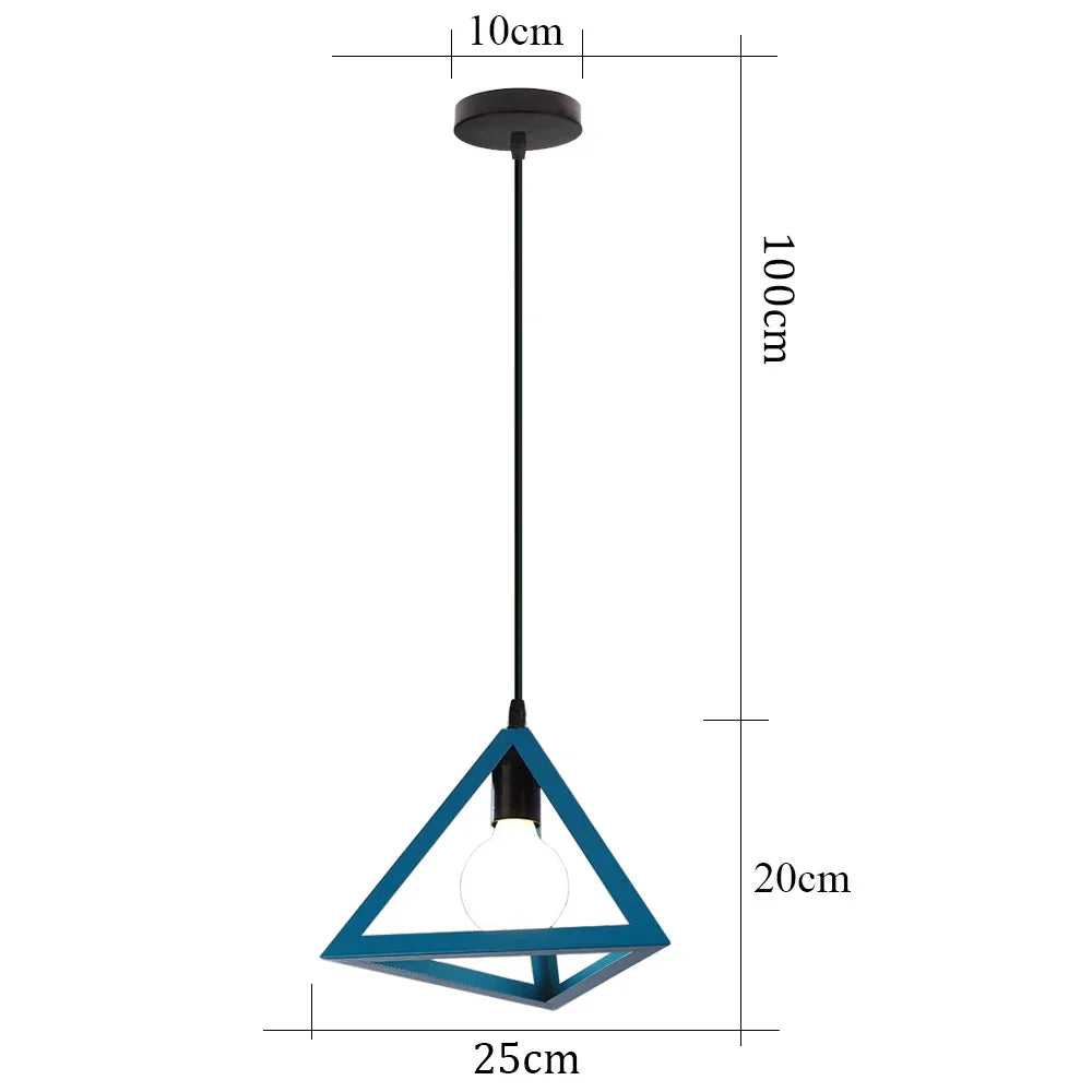 ديكوربايتس™ مصابيح معلقة باللون الأزرق النورديك E27 مصابيح معلقة عصرية لغرفة المعيشة وتناول الطعام والمطبخ
