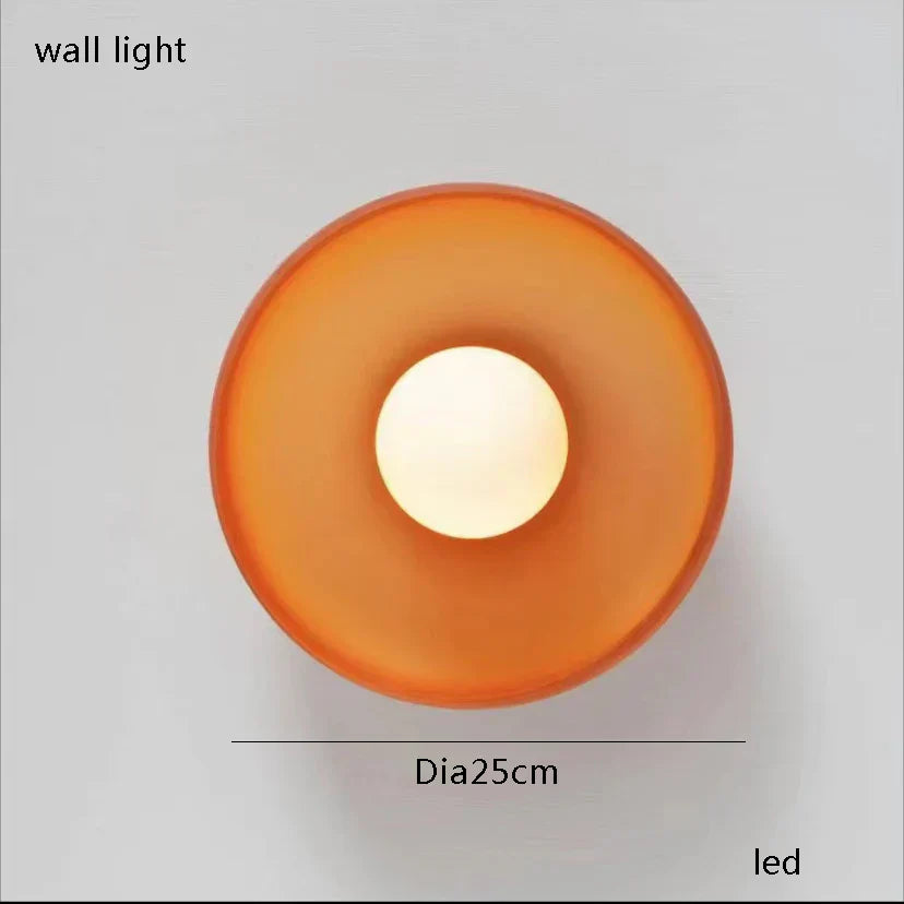 DecorBites™ Glass Table Lamp - Nordic Style Nightstand Lamp, Adjustable Brightness, Minimalist Design