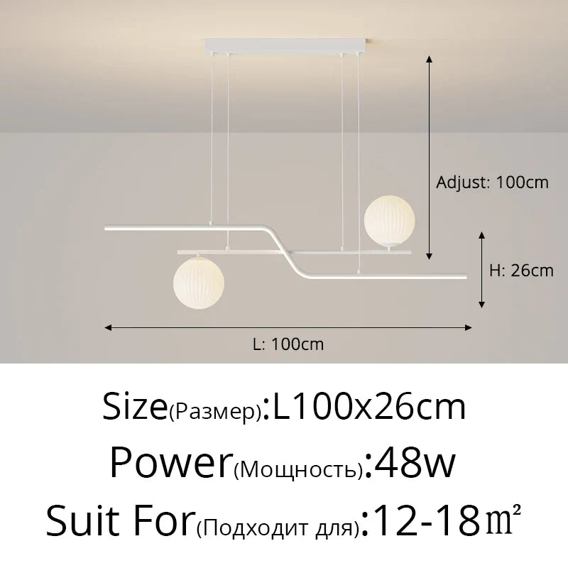 DecorBites™ LED Chandelier: Modern Indoor Lighting for Living Room, Kitchen, Staircase