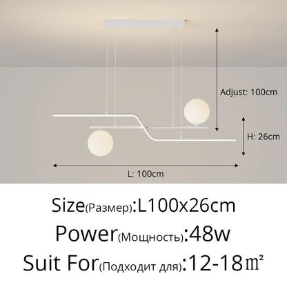 DecorBites™ LED Chandelier: Modern Indoor Lighting for Living Room, Kitchen, Staircase