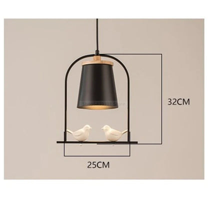 DecorBites™ Bird LED Pendant Light: Nordic Minimalist Modern Style for Restaurant, Dining & Bedroom