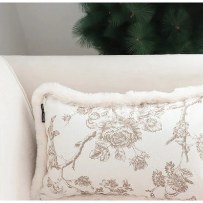 DecorBites™ Boho Leaf & Geometry Tufted Cushion Cover with Tassels: Modern, Soft Woven Decor