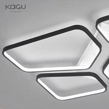 DecorBites™ LED Ceiling Lights: Modern, Stylish, Minimalist Black for Living Room and Restaurant