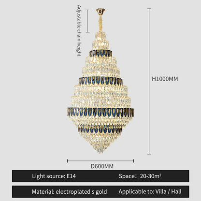 DecorBites™ Crystal Headlight Luxury Lighting for Villa, Hotel, and Restaurant