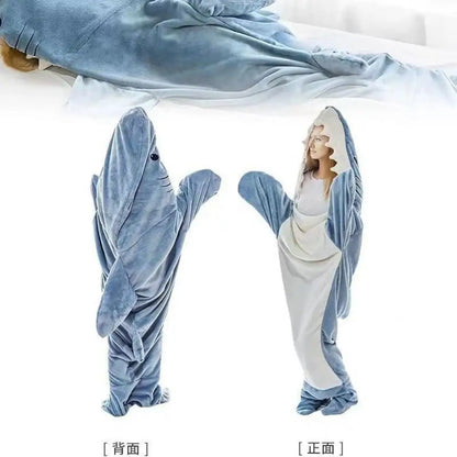 Decobites Shark Blanket Sleeping Bag Cosplay Onesies Costume Homewear Pajamas Blanket Office Nap