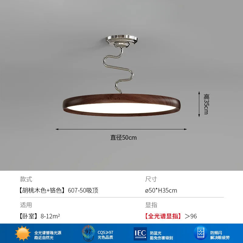 Lámpara de araña LED de aluminio estilo crema DecorBites™ para decoración nórdica del hogar