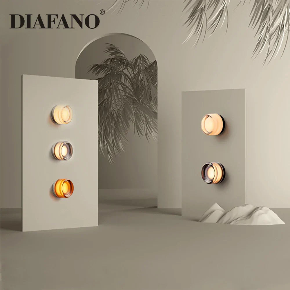 DecorBites™ Glass Sconce LED Wall Lamp for Luxury Living Room & Bedroom