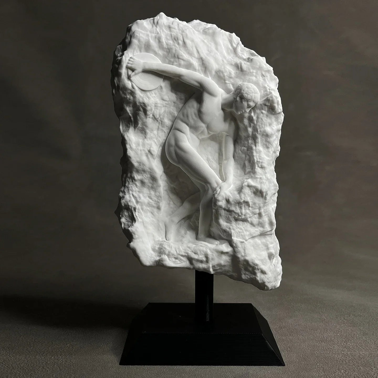 DecorBites™ Discus Throwing Nude Sculpture Home Decor Figurine