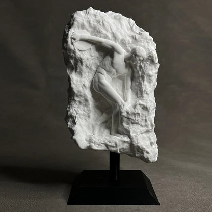 DecorBites™ Discus Throwing Nude Sculpture Home Decor Figurine
