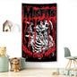 Misfits Rock Band Wall Tapestry by Decobites - Music Tapestries for Bohemian Home Decor